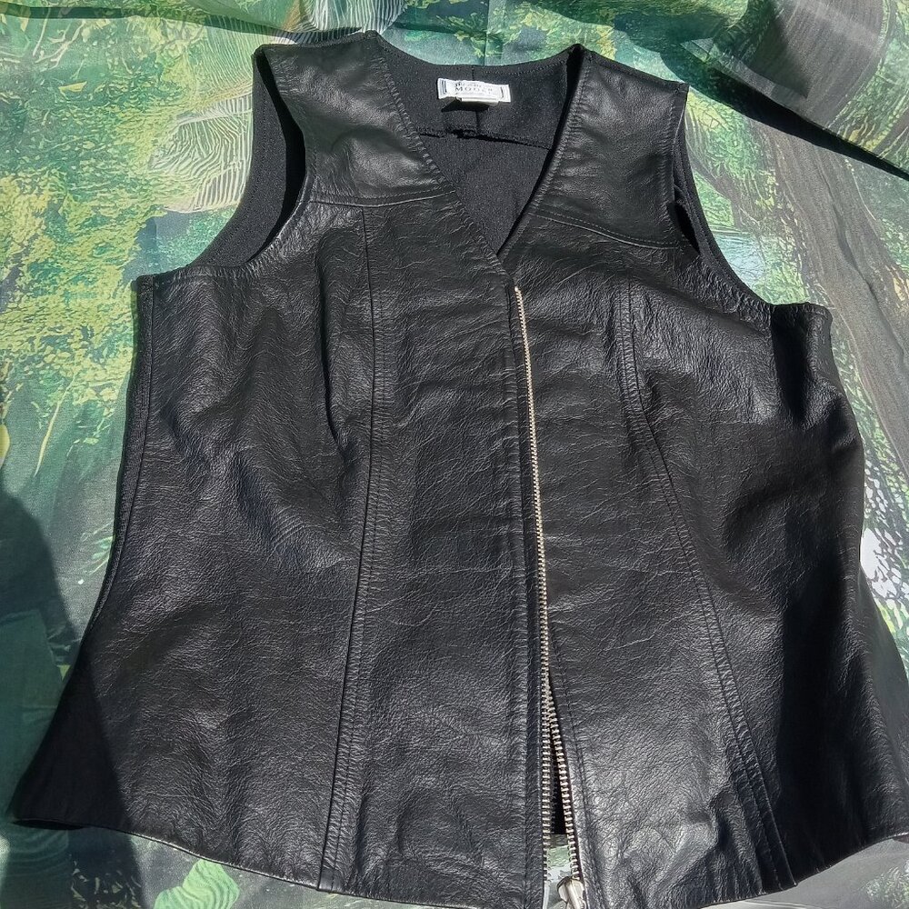 Jennifer Moore Leather vest